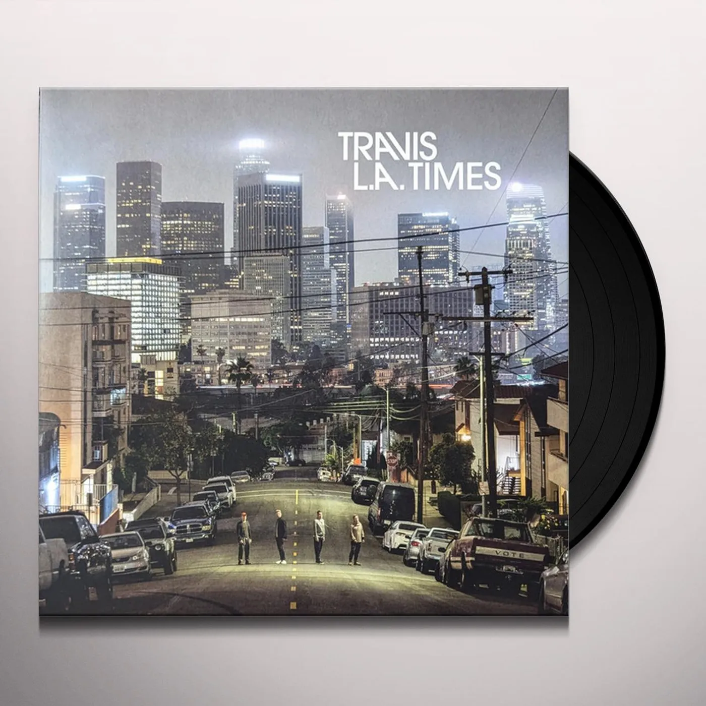 Travis L.A. TIMES (X) (FREEMANTLE'S GREEN MARBLE VINYL) Vinyl Record