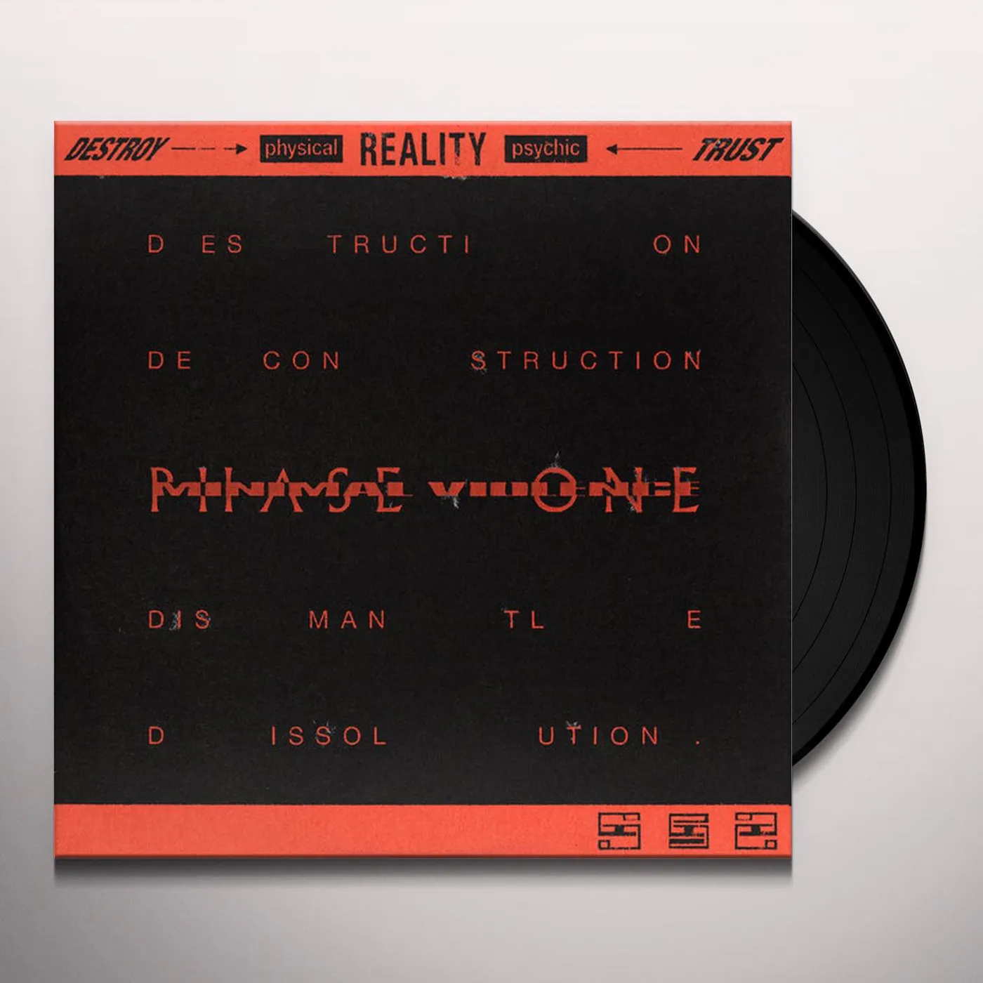 Minimal Violence DESTROY PHYSICAL REALITY PSYCHIC Vinyl Record