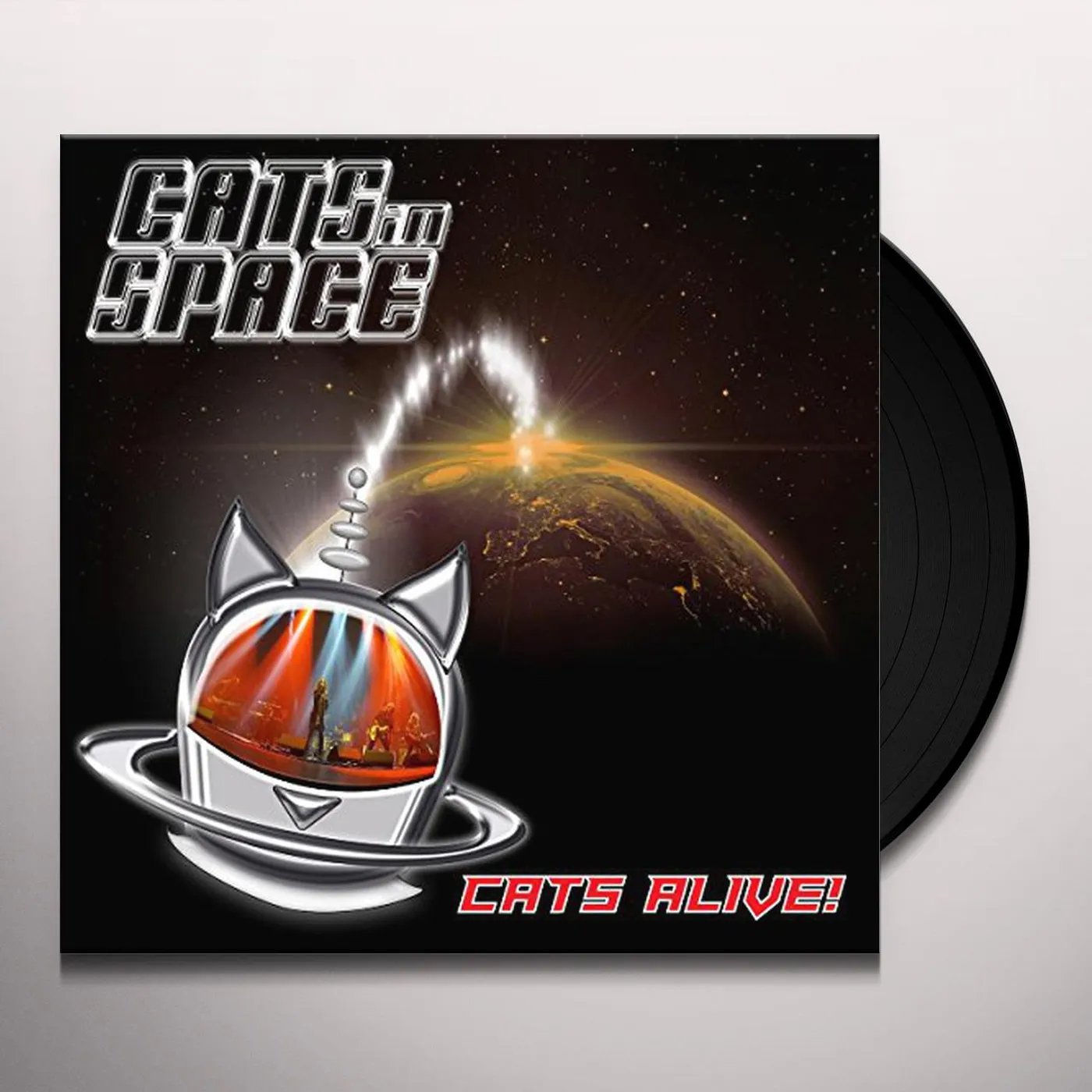 Cats in Space CATS ALIVE Vinyl Record