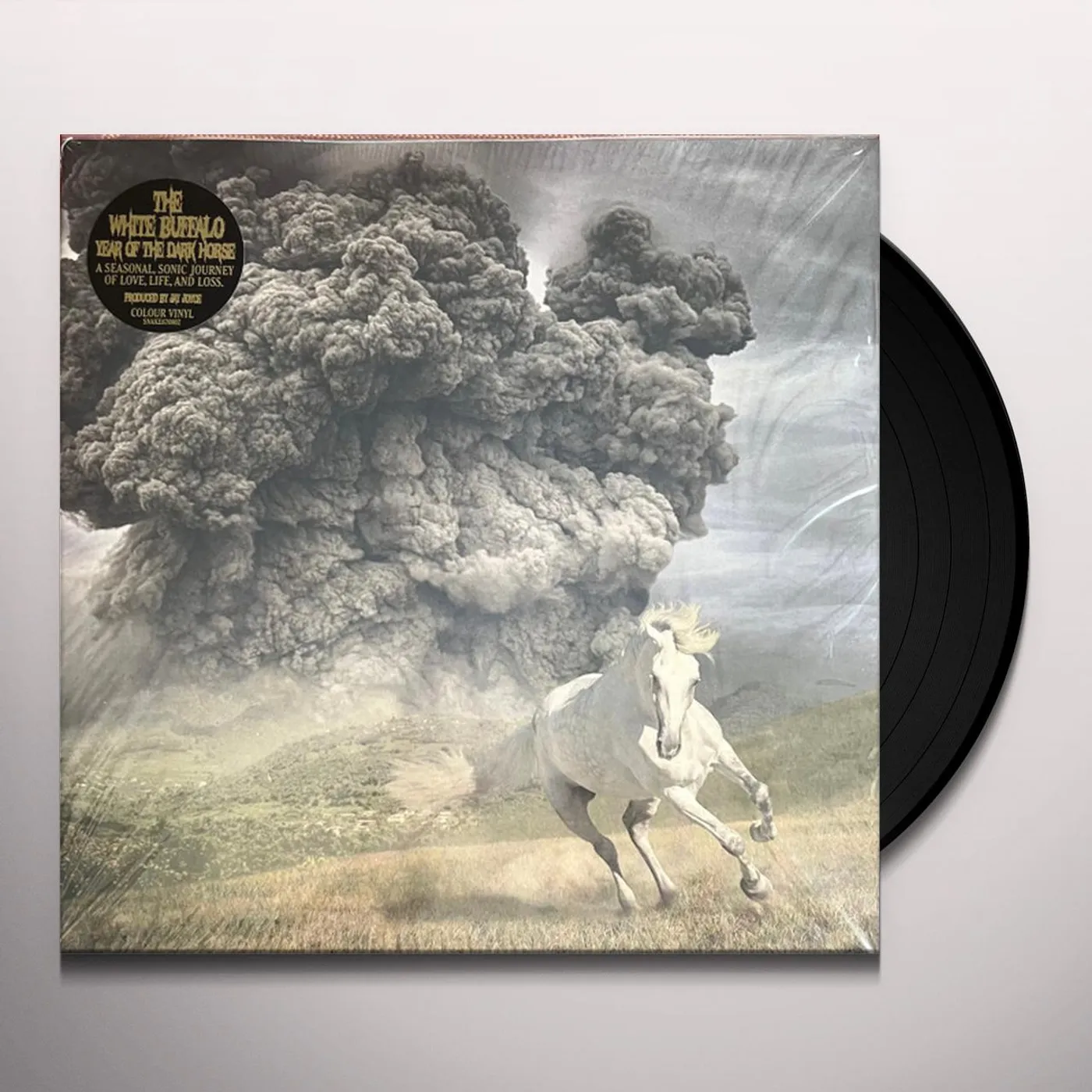 The White Buffalo YEAR OF THE DARK HORSE (GRAY VINYL) Vinyl Record