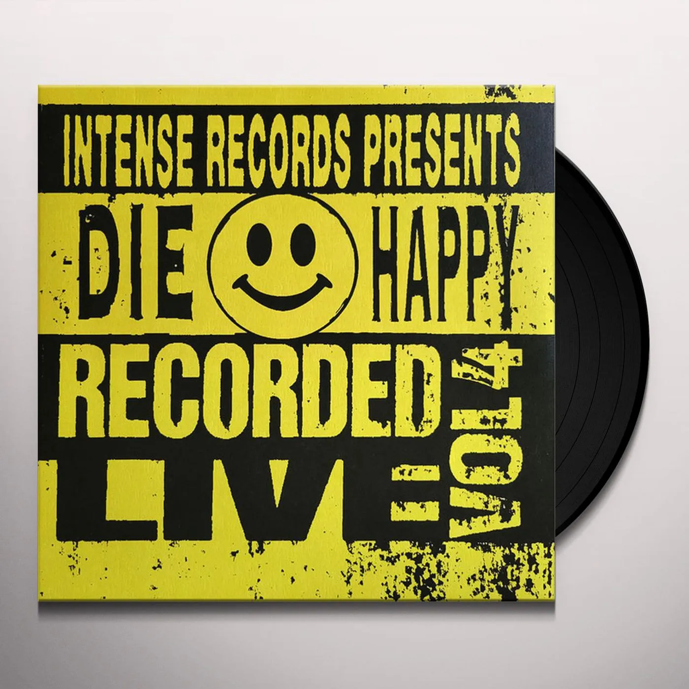 Die Happy INTENSE SERIES LIVE VOL. 4 (YELLOW VINYL) Vinyl Record