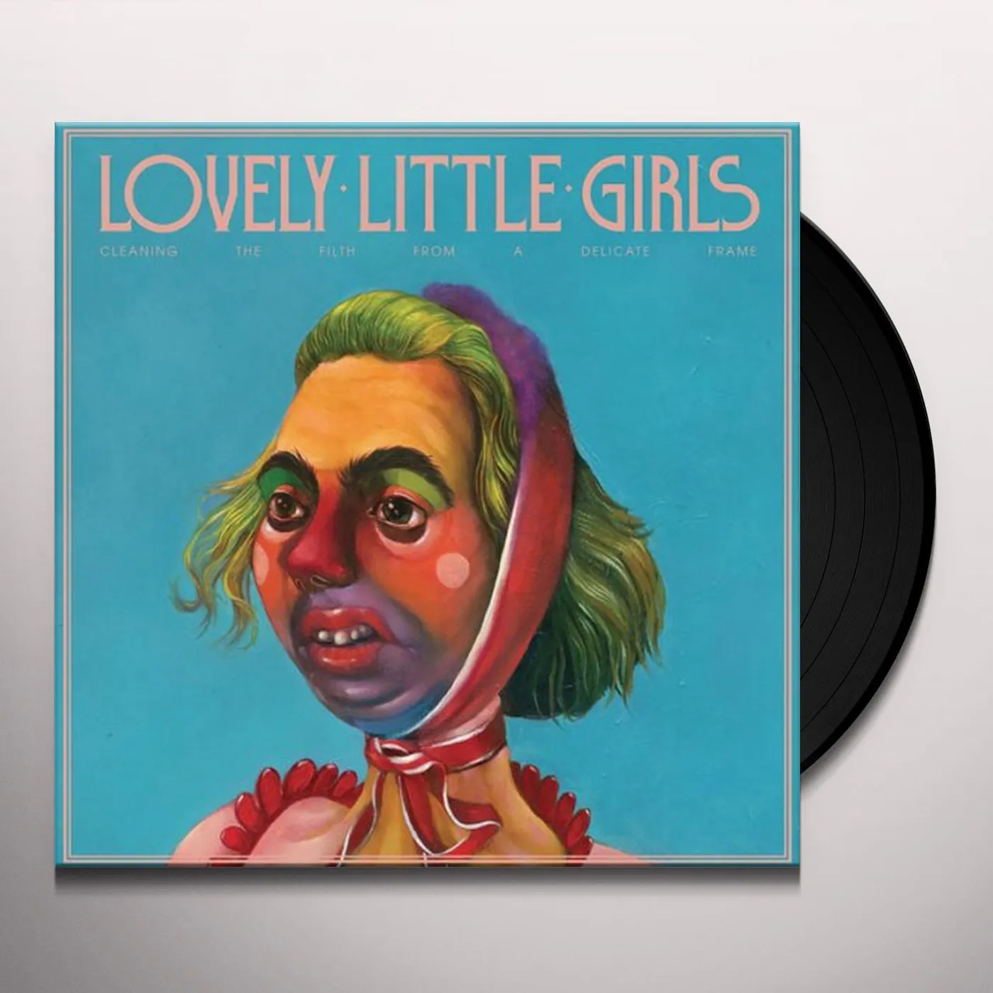 Lovely Little Girls Cleaning the Filth From a Delicate Frame Vinyl Record