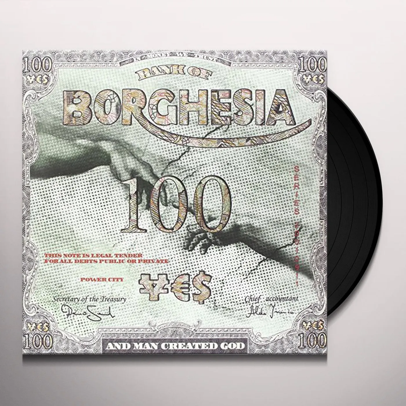 Borghesia AND MAN CREATED Vinyl Record