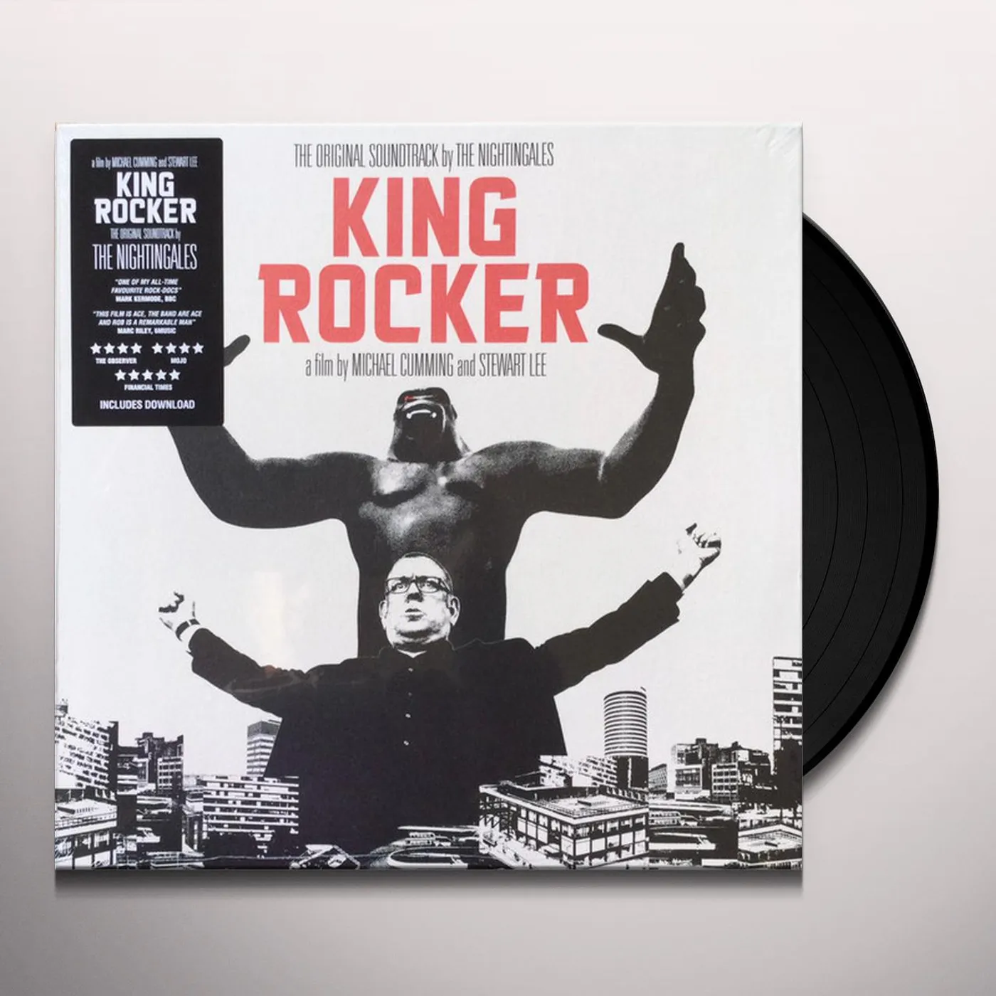The Nightingales KING ROCKER Original Soundtrack Vinyl Record