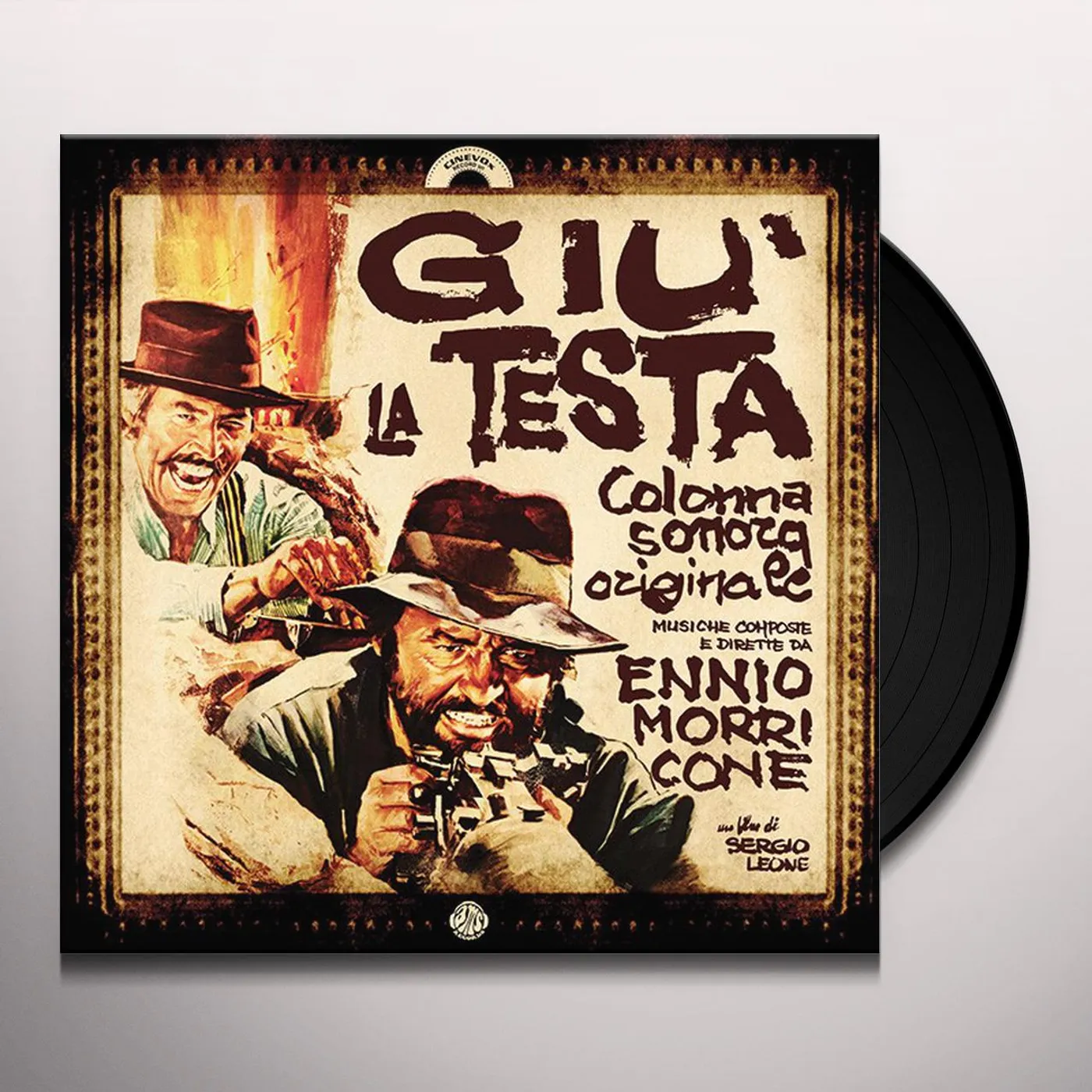 Ennio Morricone GIU LA TESTA / Original Soundtrack Vinyl Record