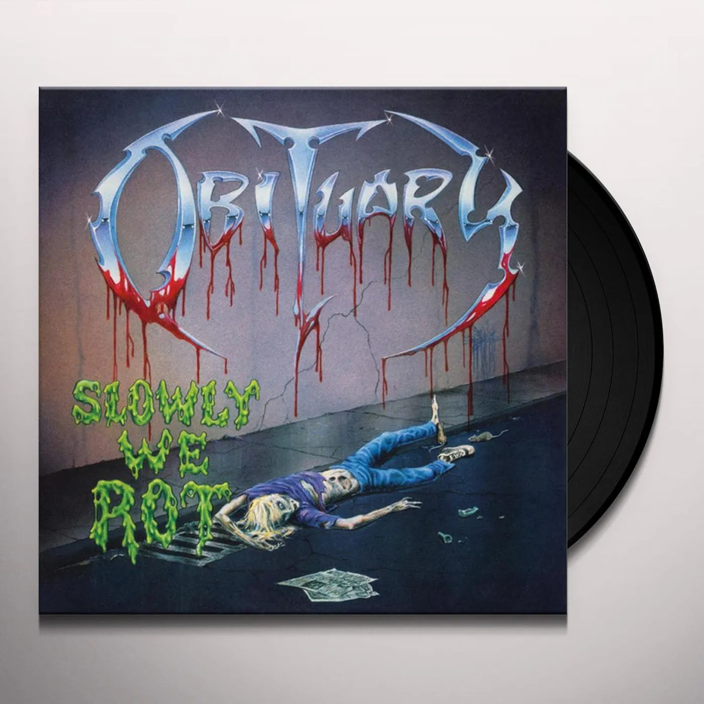 Obituary Slowly We Rot Vinyl Record