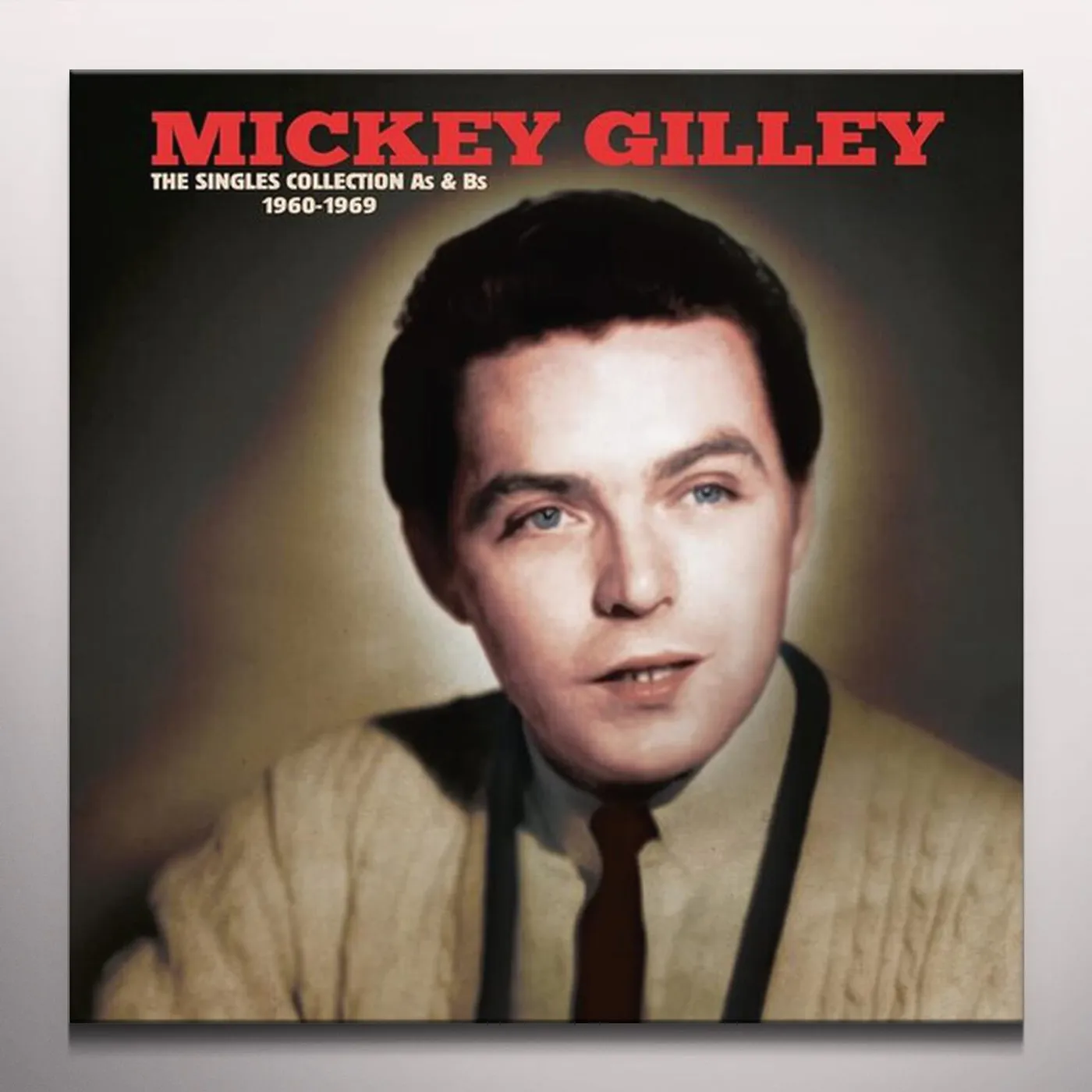 Mickey Gilley SINGLES COLLECTION A'S & B'S 1960-1969 Vinyl Record - Gold Disc