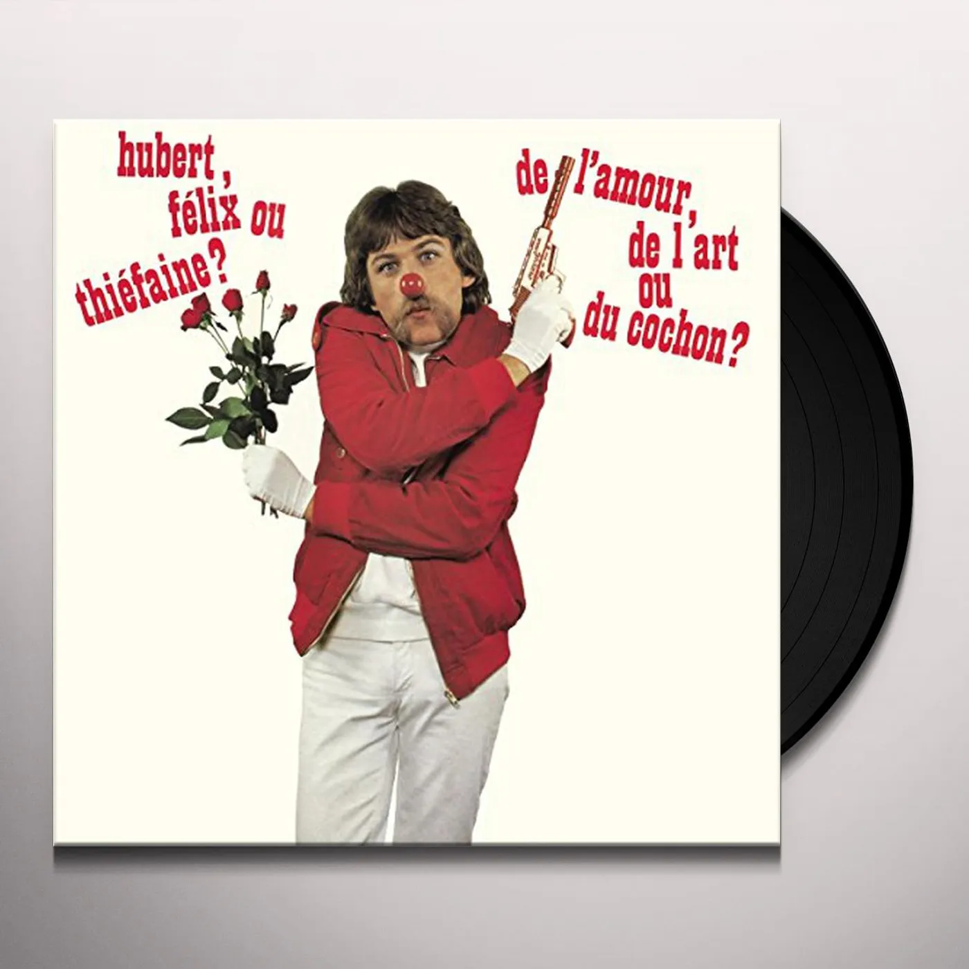 Hubert-Félix Thiéfaine DE L'AMOUR DE L'ART OU DU COCHON Vinyl Record