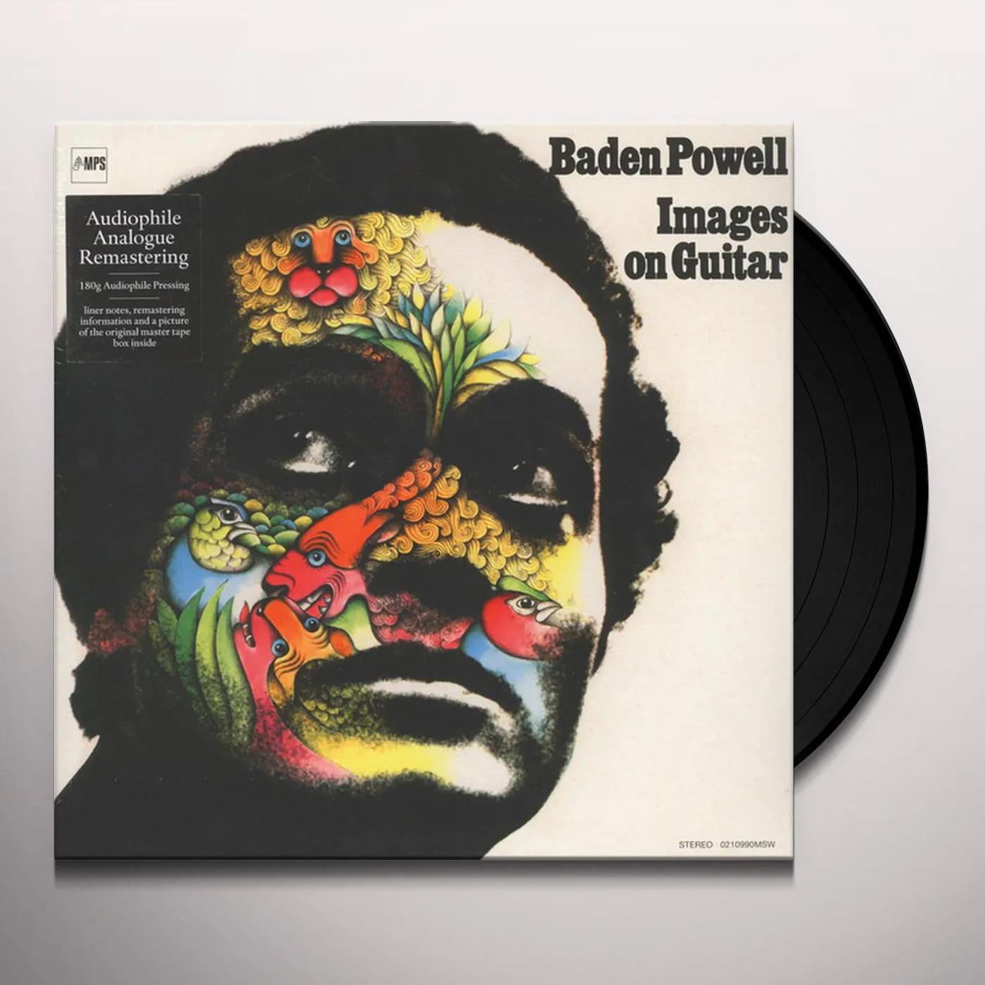 Baden Powell Images On Guitar Vinyl Record