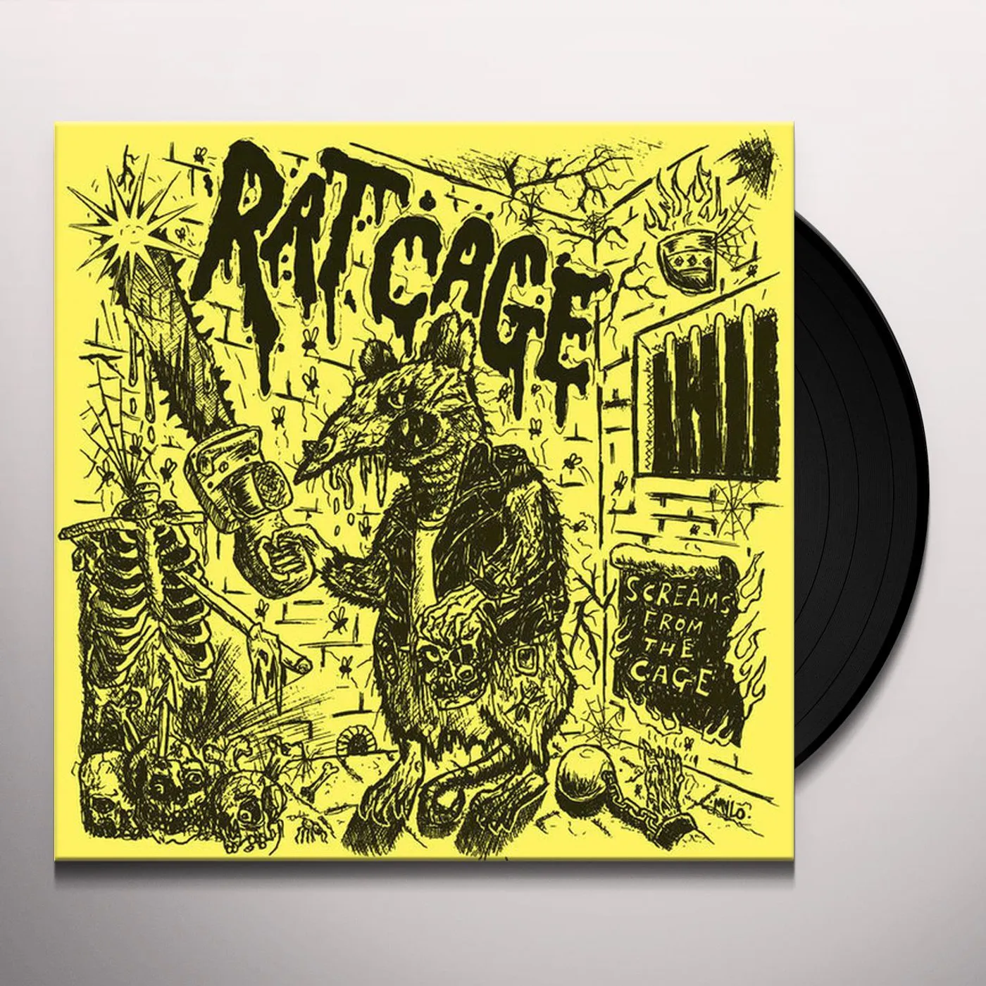 Rat Cage Screams From The Cage Vinyl Record