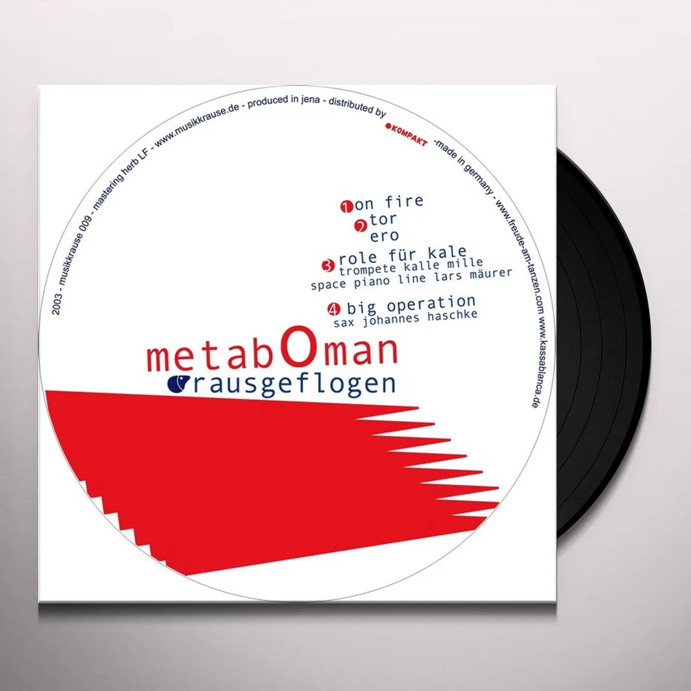 Metaboman Rausgeflogen Vinyl Record