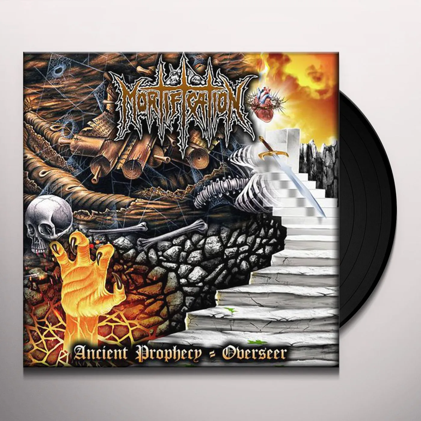 Mortification ANCIENT PROPHECY / OVERSEER Vinyl Record