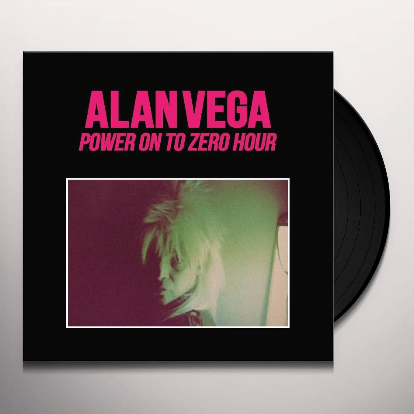 Alan Vega Power on to Zero Hour Vinyl Record
