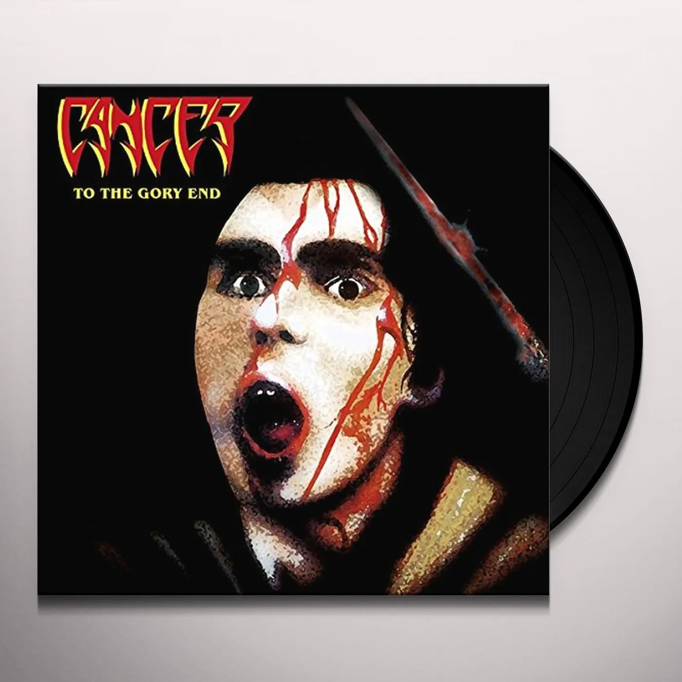 Cancer TO THE GORY END Vinyl Record - Holland Release