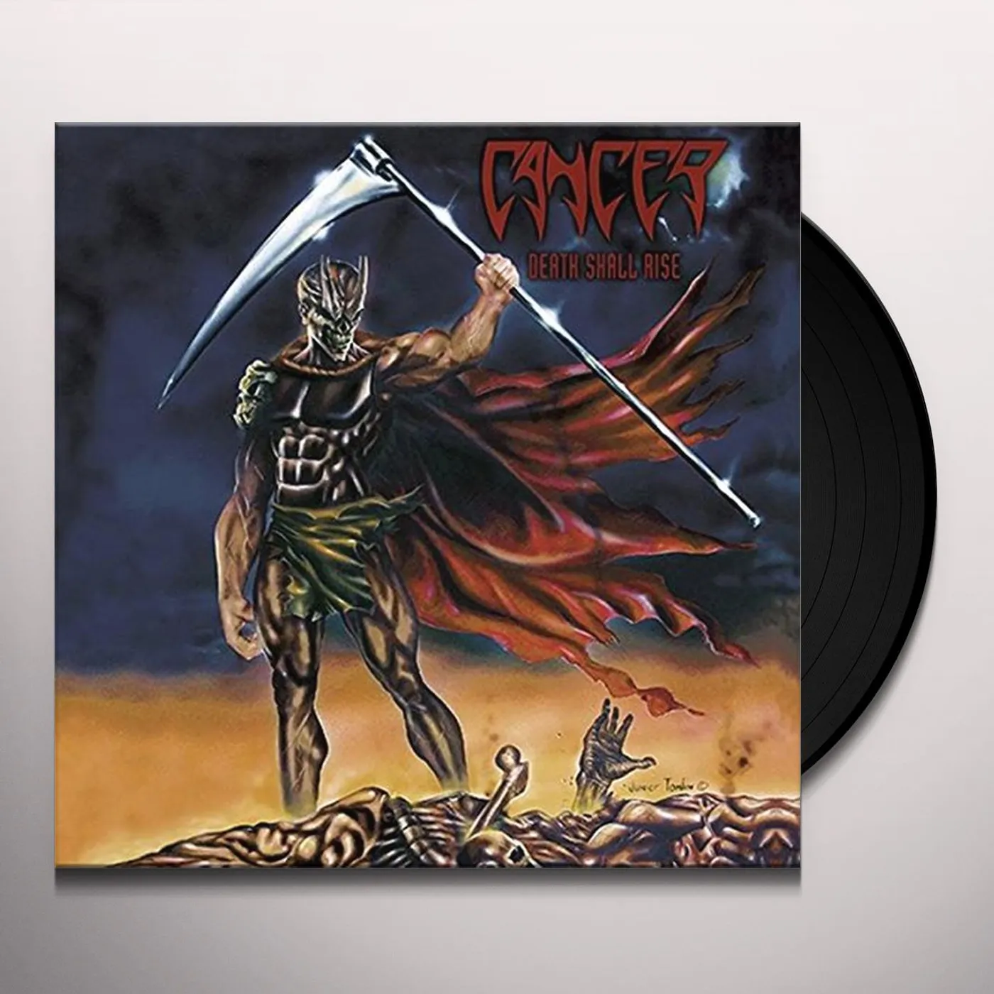 Cancer DEATH SHALL RISE Vinyl Record - Holland Release