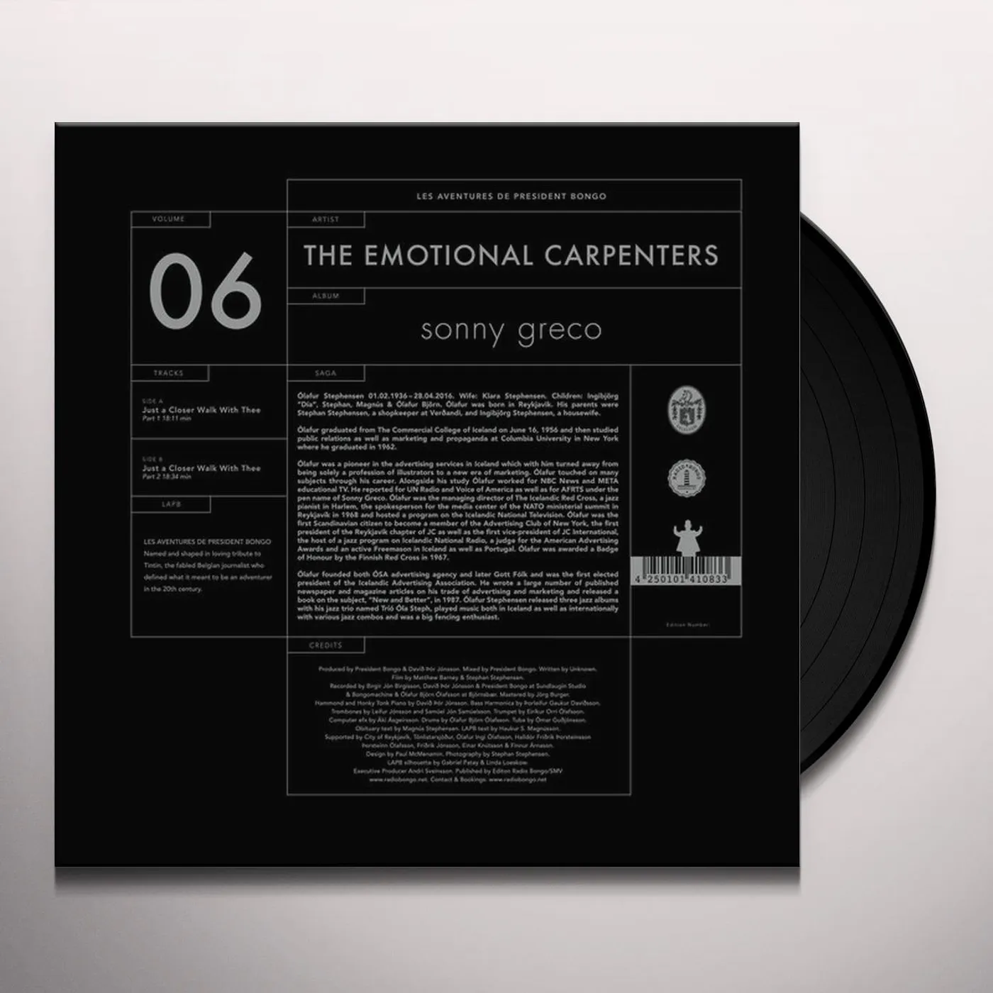 The Emotional Carpenters Just a closer walk with thee Vinyl Record