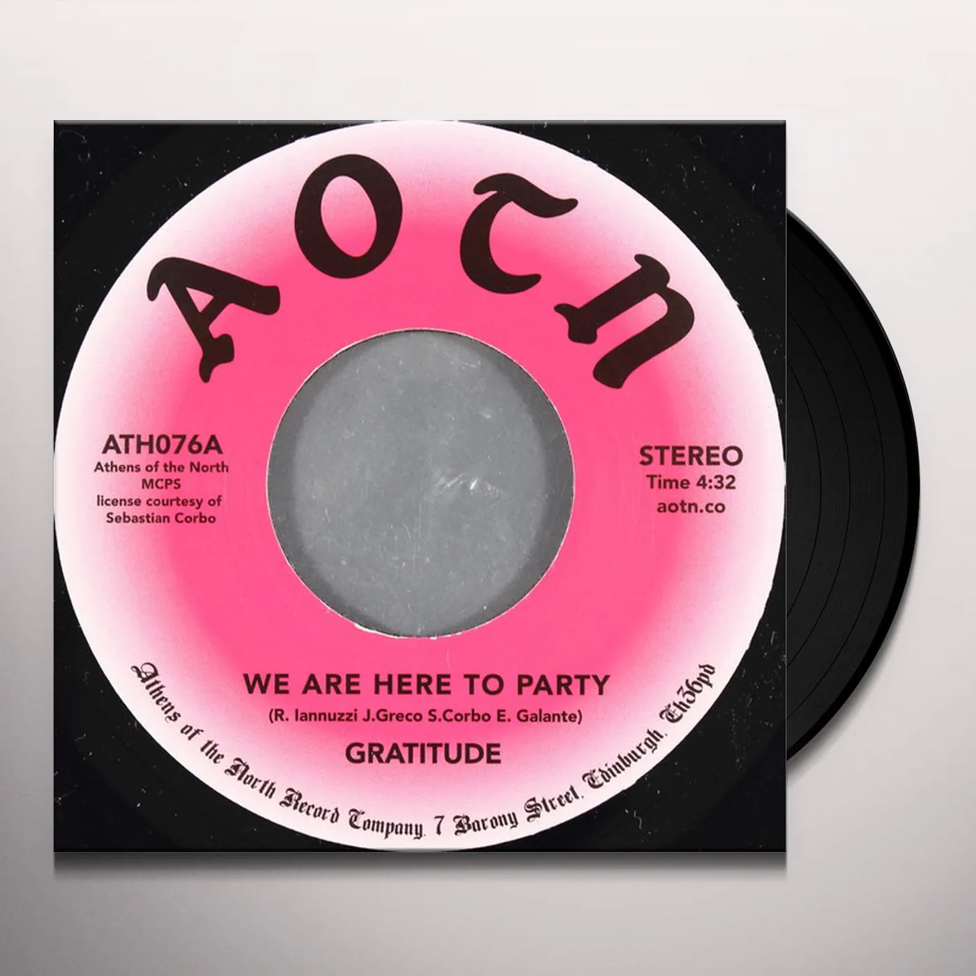 Gratitude WE ARE HERE TO PARTY Vinyl Record