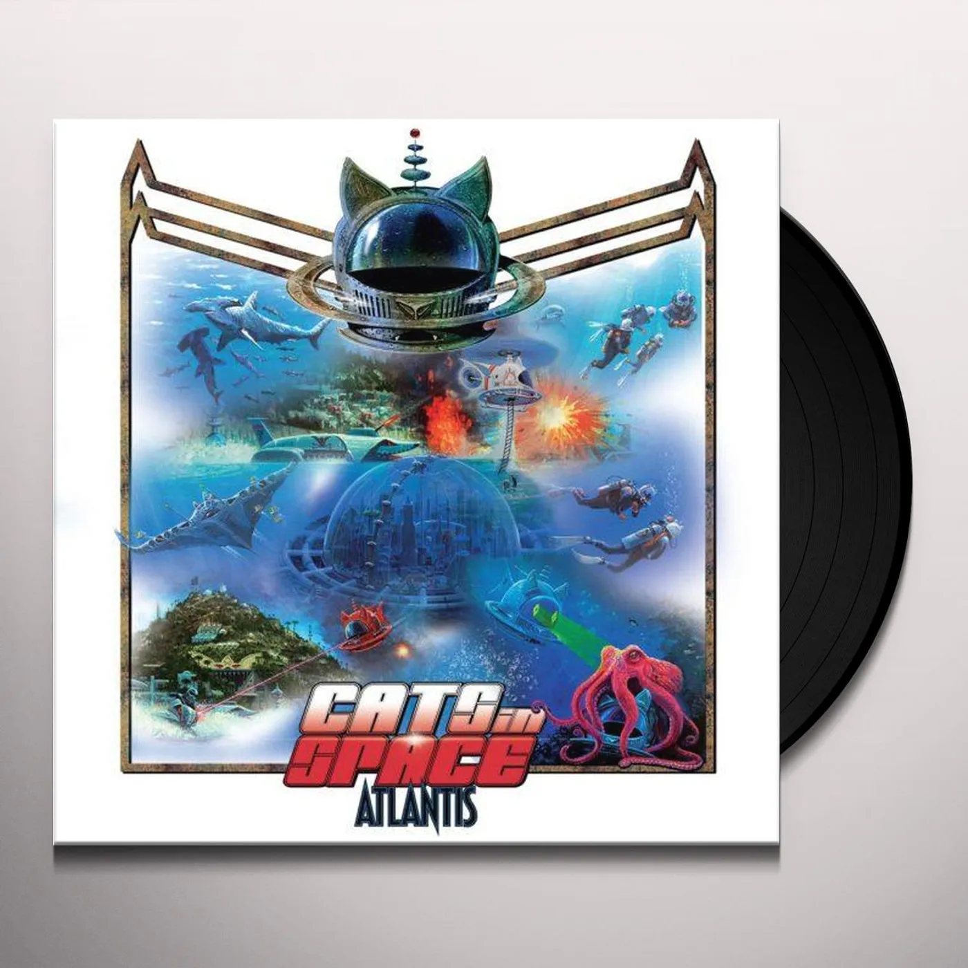 Cats in Space Atlantis Vinyl Record