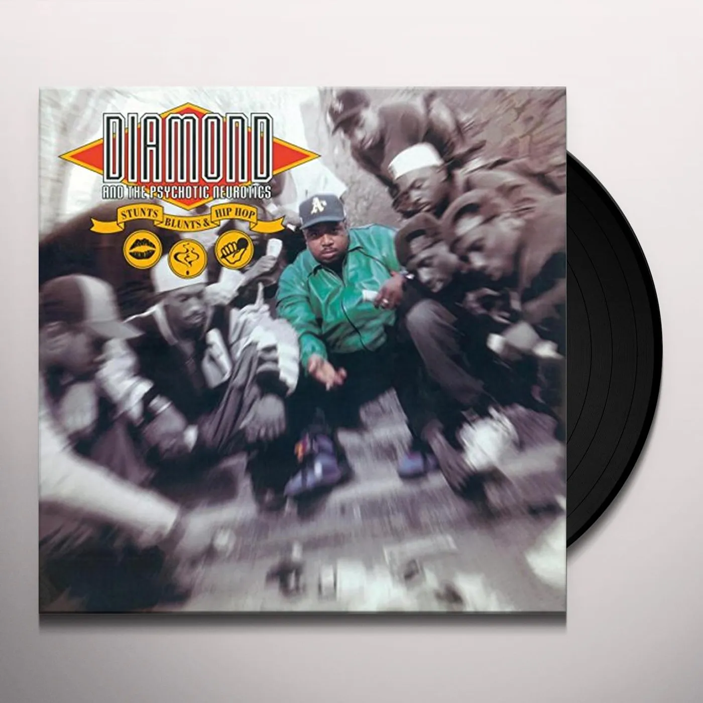 Diamond & The Psychotic Neurotics STUNTS BLUNTS & HIP HOP Vinyl Record