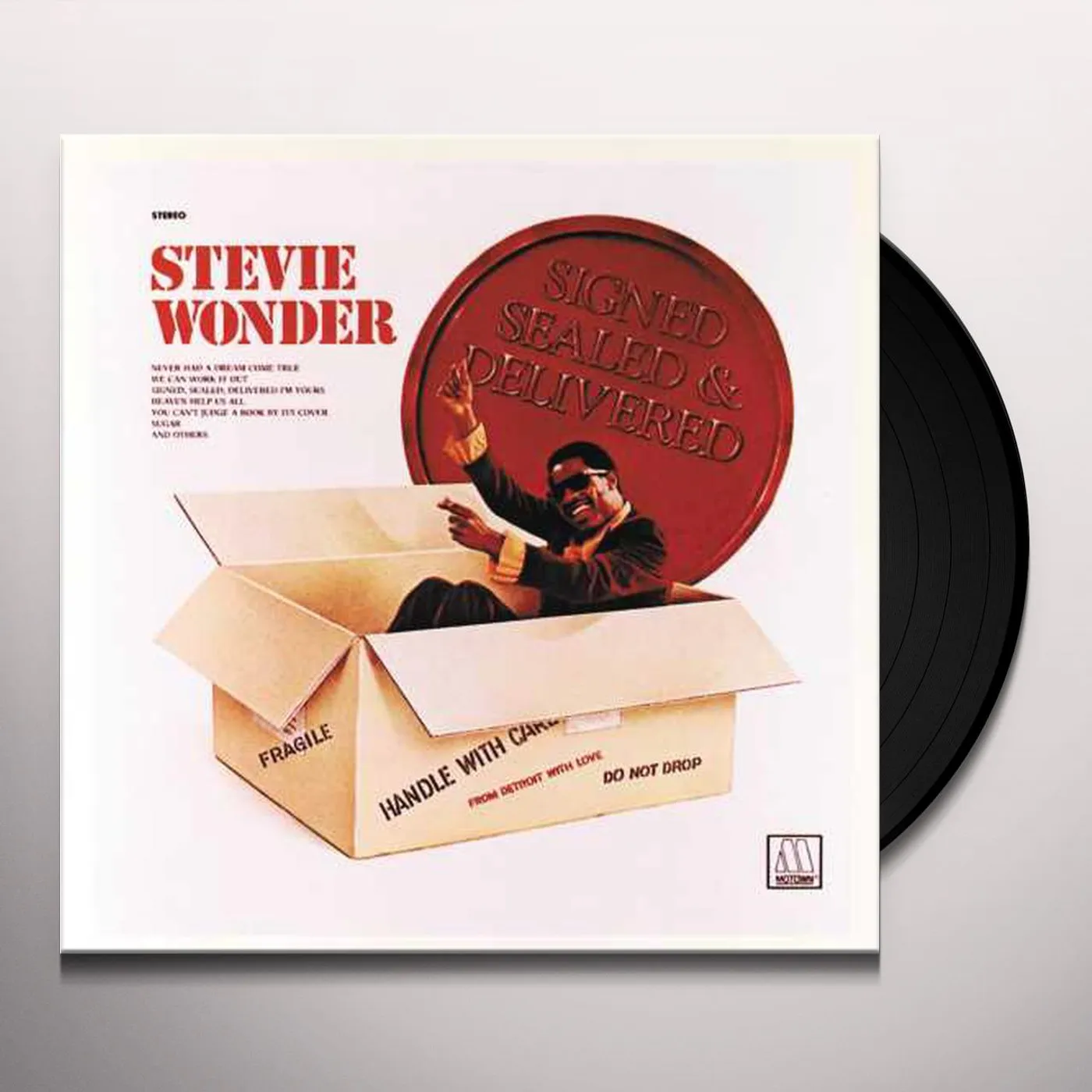 Stevie Wonder Signed Sealed And Delivered Vinyl Record