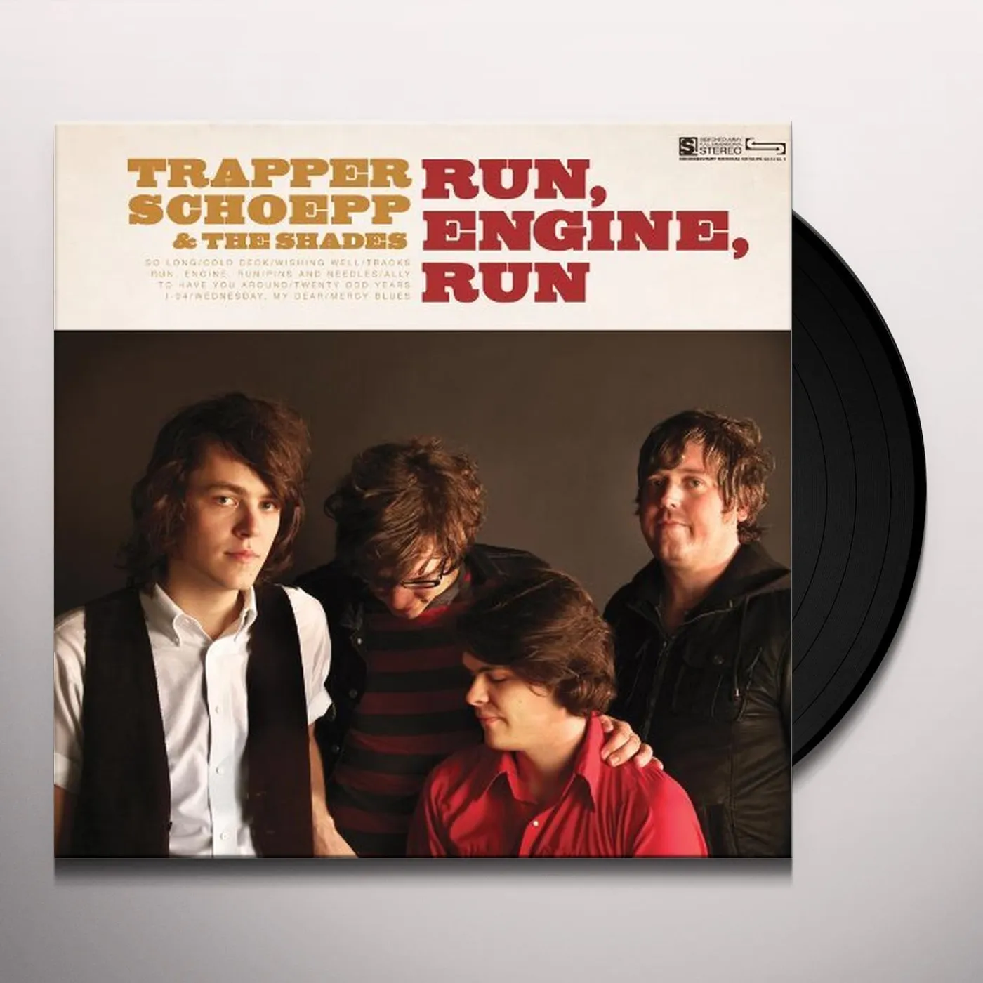 Trapper Schoepp & The Shades RUN ENGINE RUN Vinyl Record