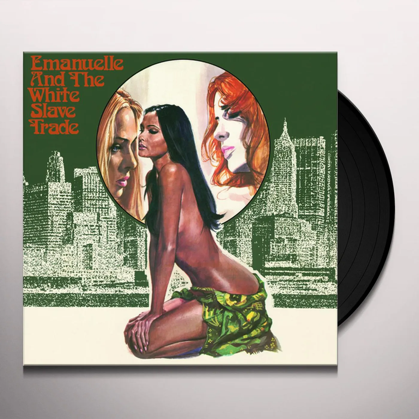 Nico Fidenco EMANUELLE & THE WHITE SLAVE TRADE (TRANSLUCENT RED W/ BLACK SPLATTER VINYL) Vinyl Record