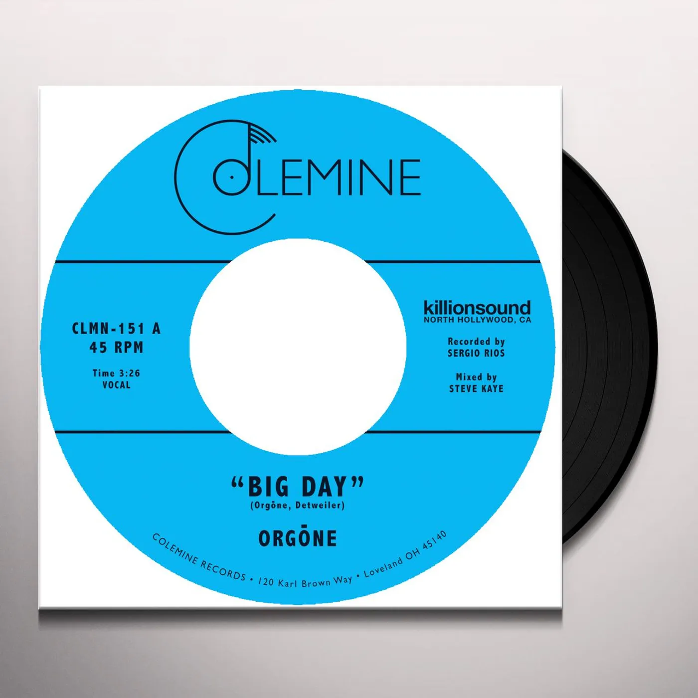 Orgone Big Day / Hound Dogs Vinyl Record