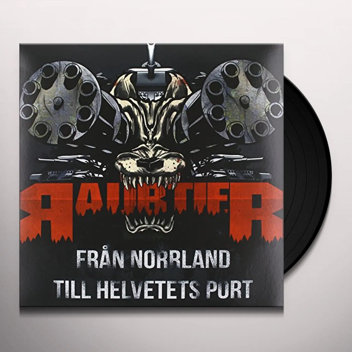 Raubtier FRAN NORRLAND TILL HELVETETS PORT Vinyl Record - Sweden Release