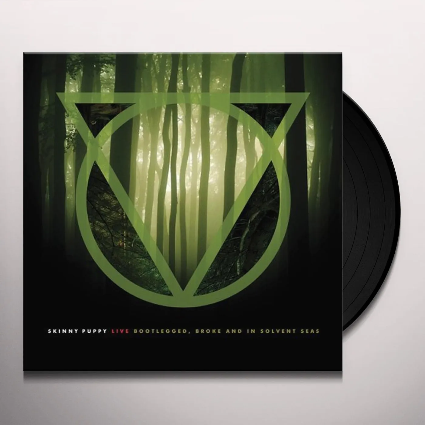 Skinny Puppy BOOTLEGGED BROKE & IN SOLVENT SEAS Vinyl Record