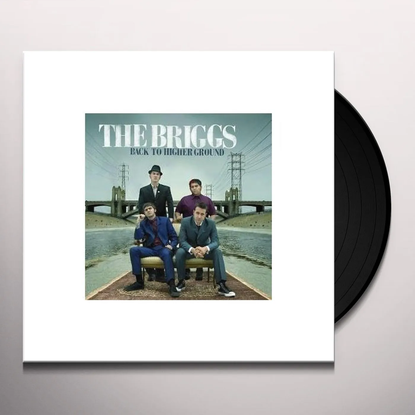 Briggs BACK TO HIGHER GROUND (BLUE VINYL) Vinyl Record