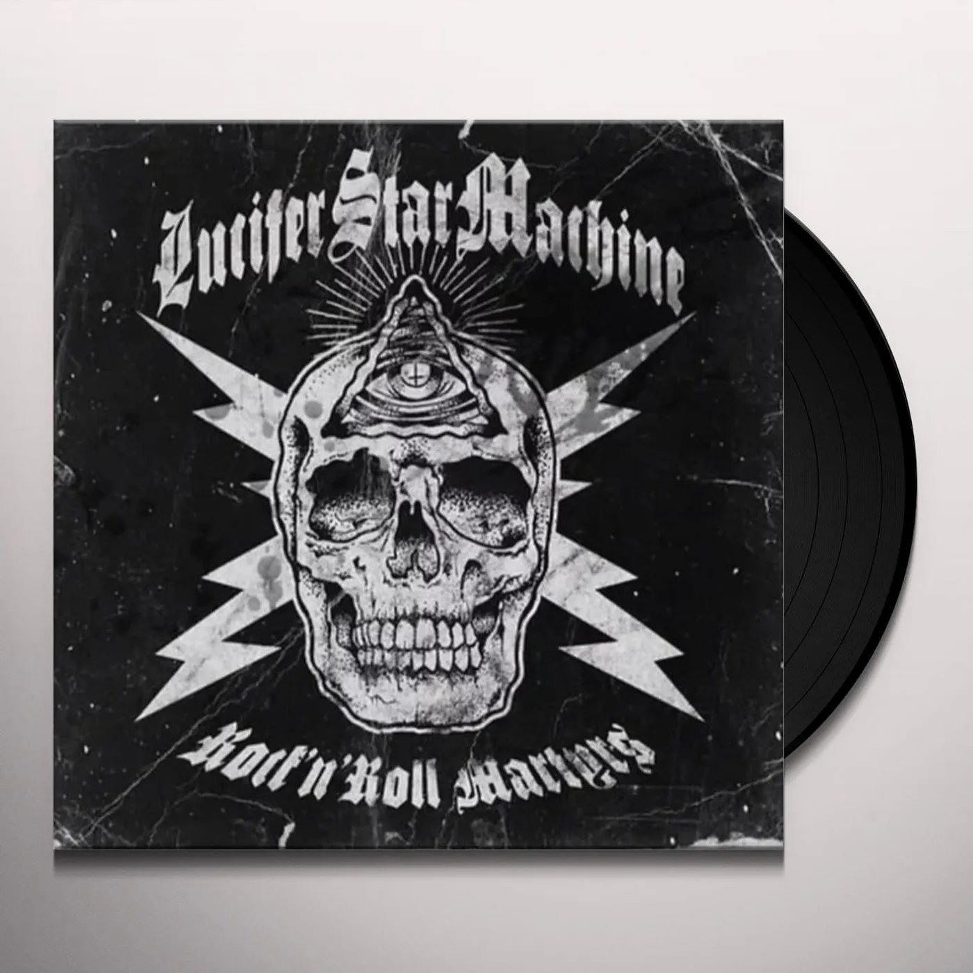 Lucifer Star Machine Rock 'n' Roll Martyrs (Black/White Splat Vinyl Record