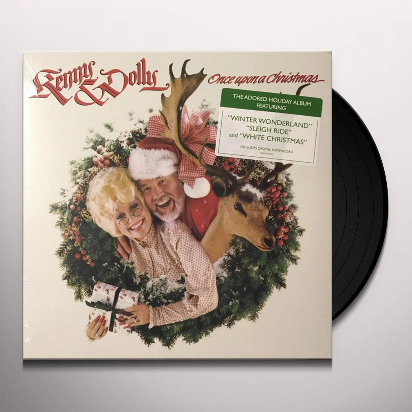 Dolly Parton / Kenny Rogers  Once Upon A Christmas Vinyl Record