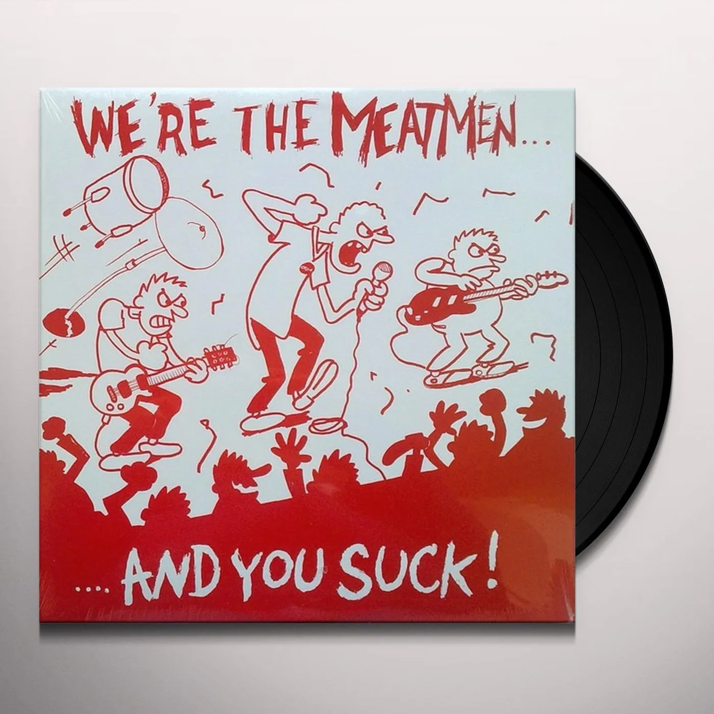 WE'RE THE MEATMEN & YOU SUCK Vinyl Record