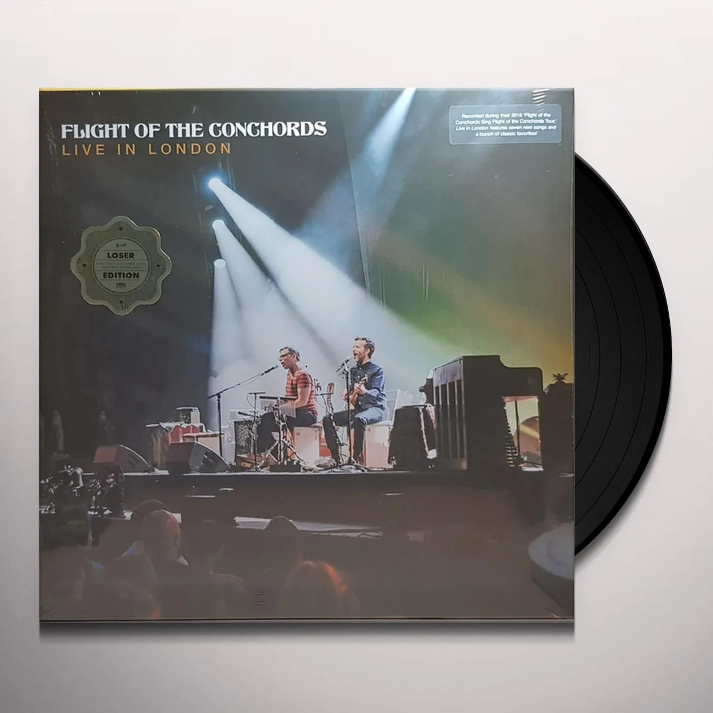 Flight of the Conchords LIVE IN LONDON (3LP/CLEAR VINYL/LOSER EDITION/IMPORT) Vinyl Record