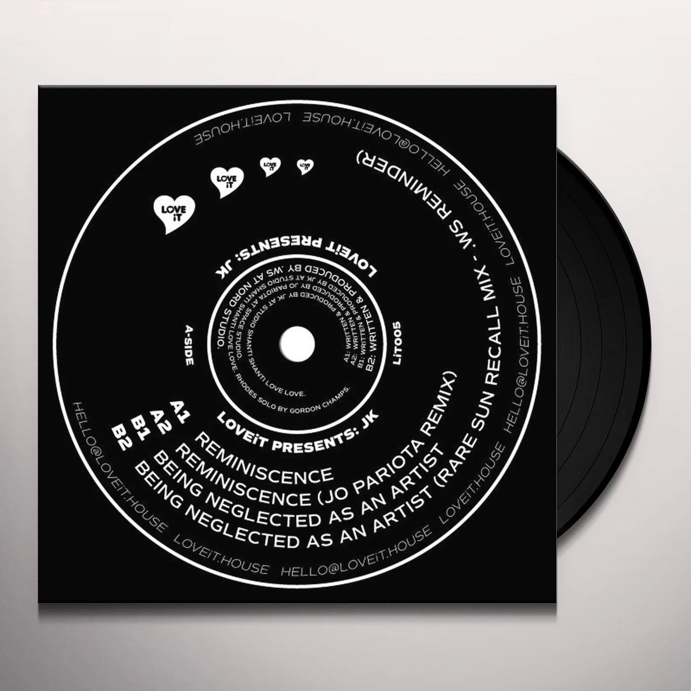LOVEIT PRESENTS: JK Vinyl Record