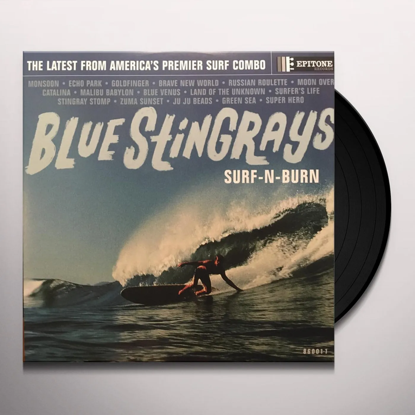 Blue Stingrays Surf-N-Burn Vinyl Record