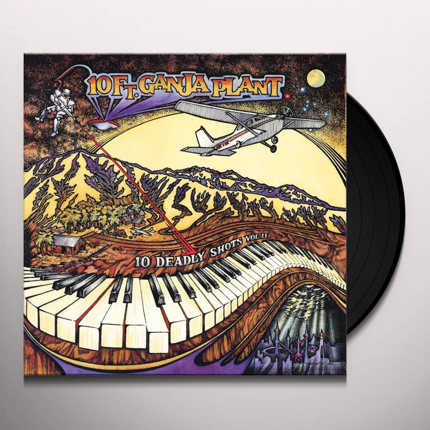 10 Ft. Ganja Plant 10 DEADLY SHOTS VOL.2 Vinyl Record
