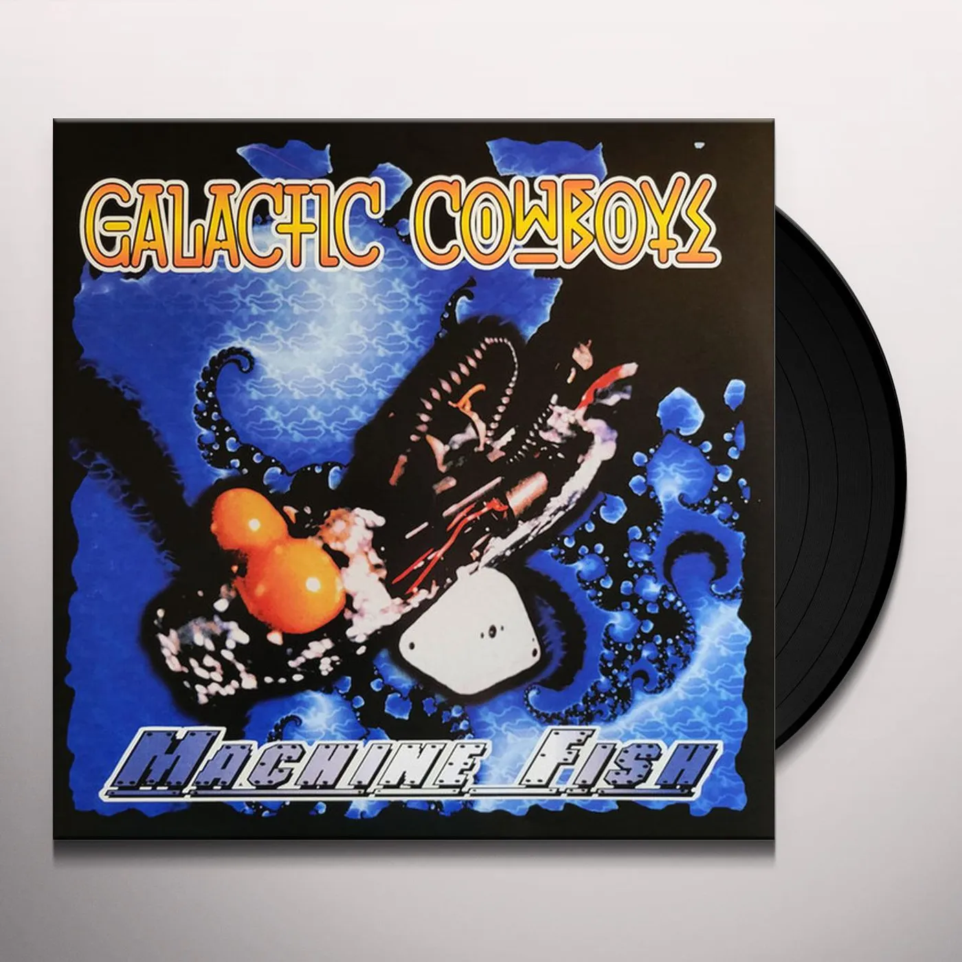 Galactic Cowboys MACHINE FISH / FEEL THE RAGE (BLUE VINYL/2LP) Vinyl Record