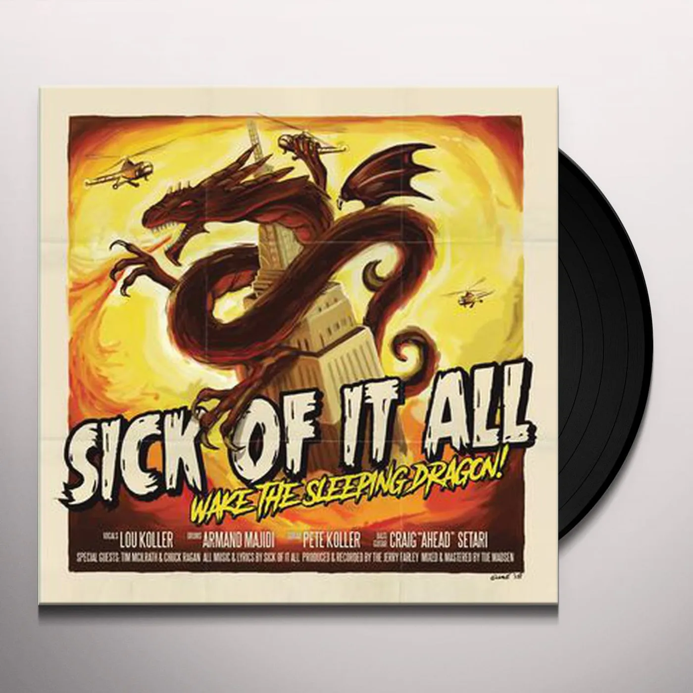 Sick Of It All Wake the Sleeping Dragon Vinyl Record