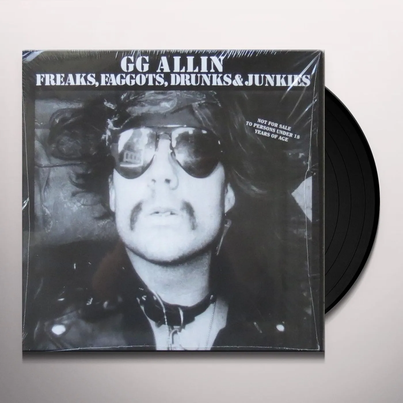GG Allin Freaks, Faggots, Drunks & Junkies Vinyl Record