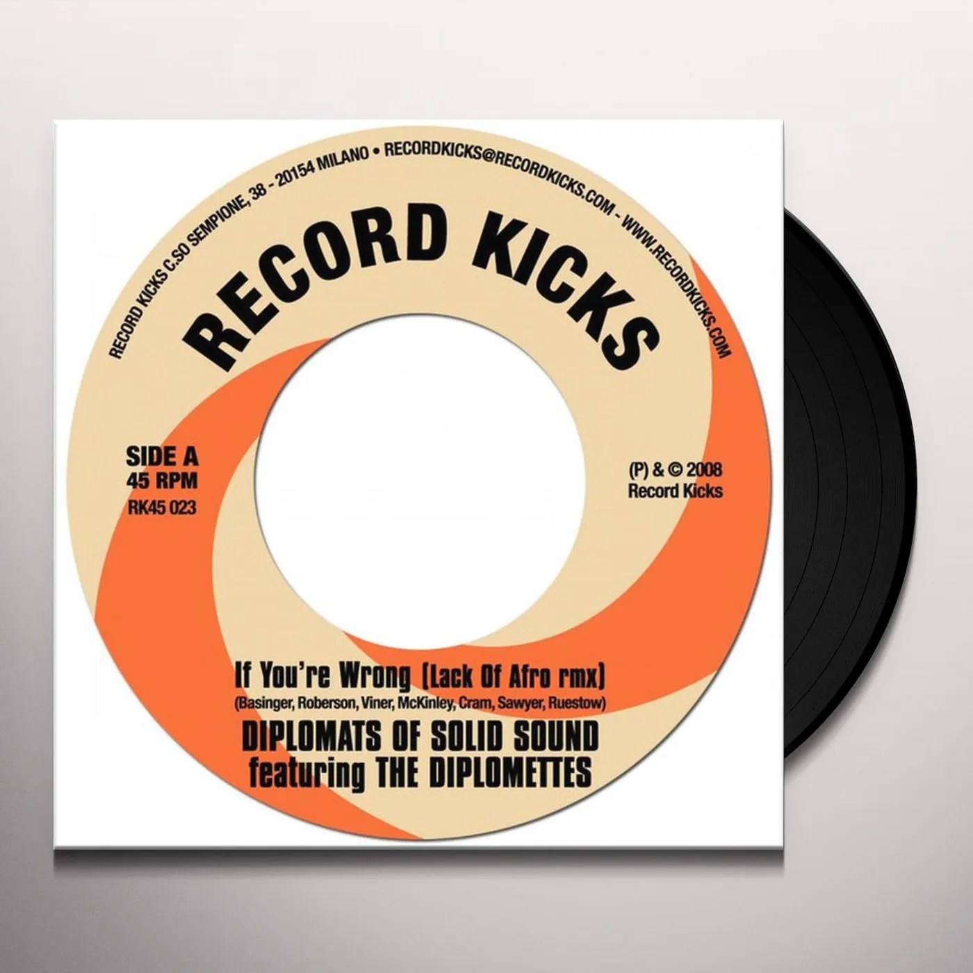 Diplomats of Solid Sound If You're Wrong (lack Of Afro Remix) Vinyl Record