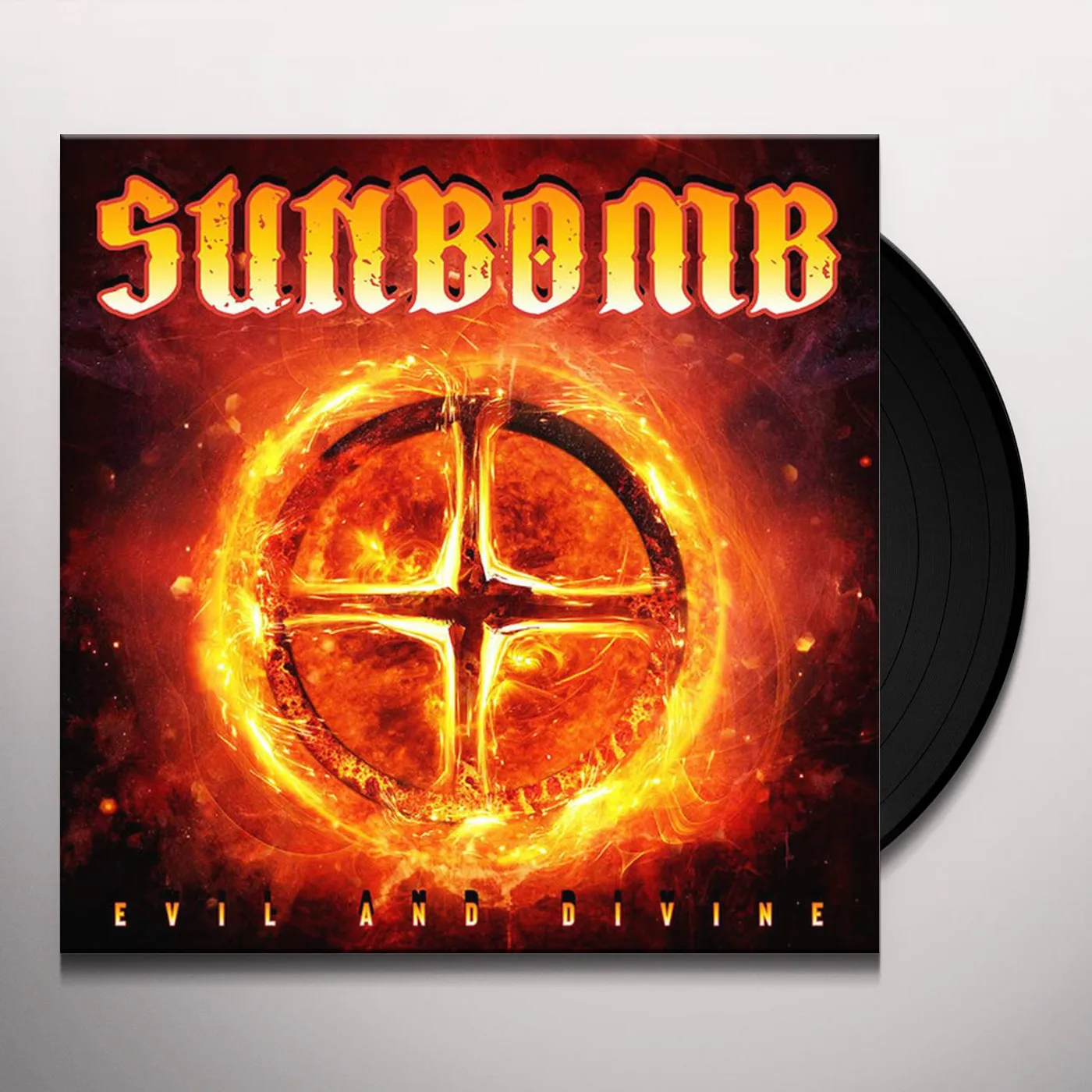 Sunbomb Evil and Divine Vinyl Record