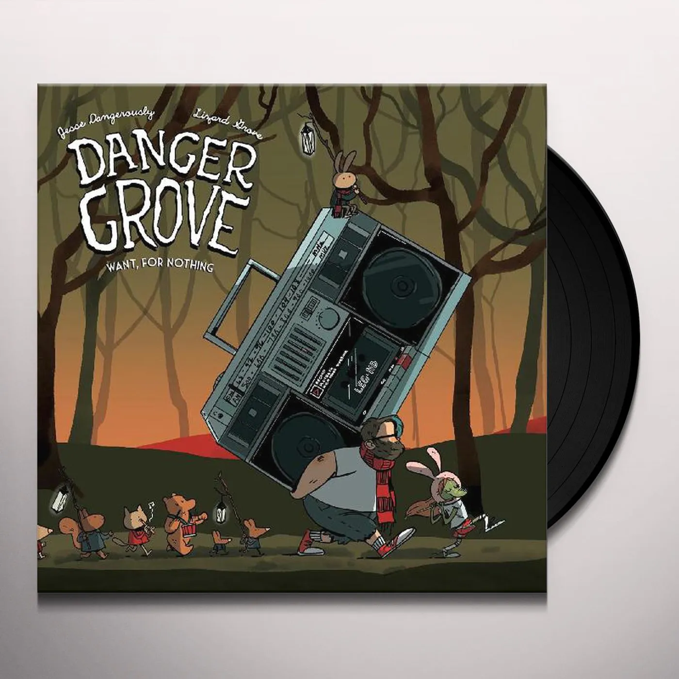 Danger Grove WANT FOR NOTHING Vinyl Record
