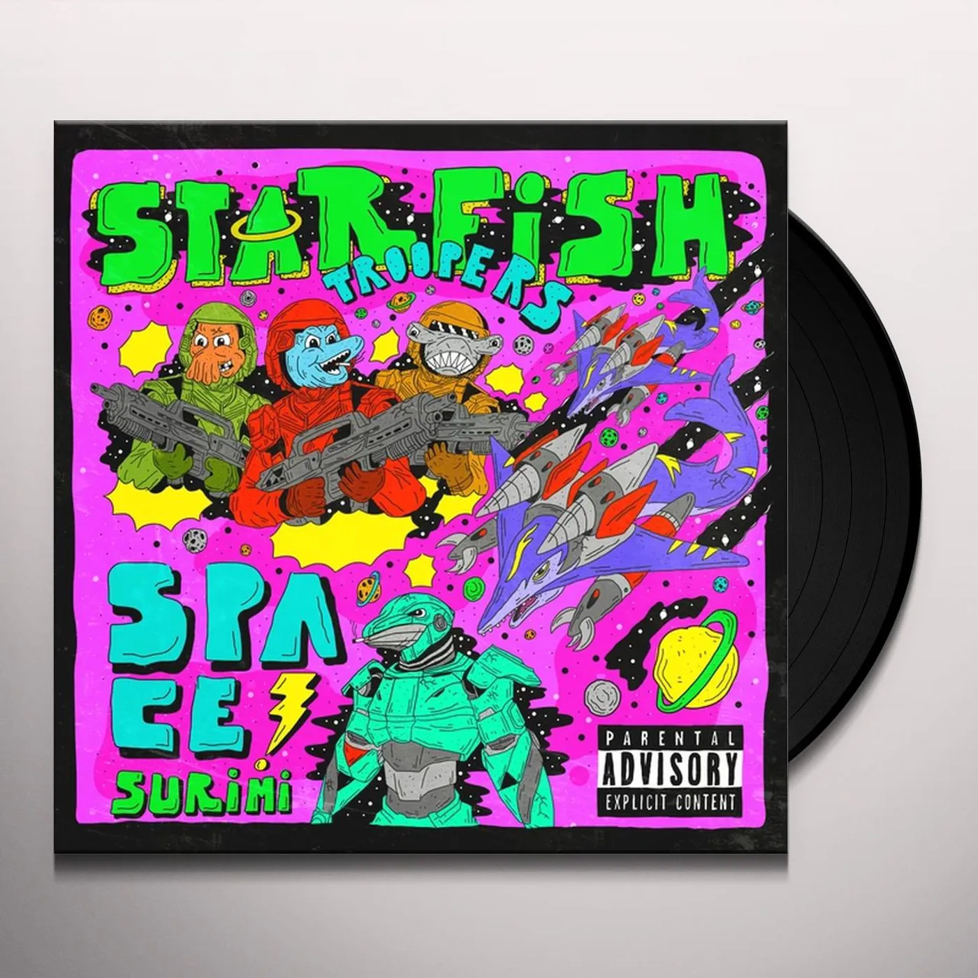 Space Surimi Starfish Troopers Vinyl Record
