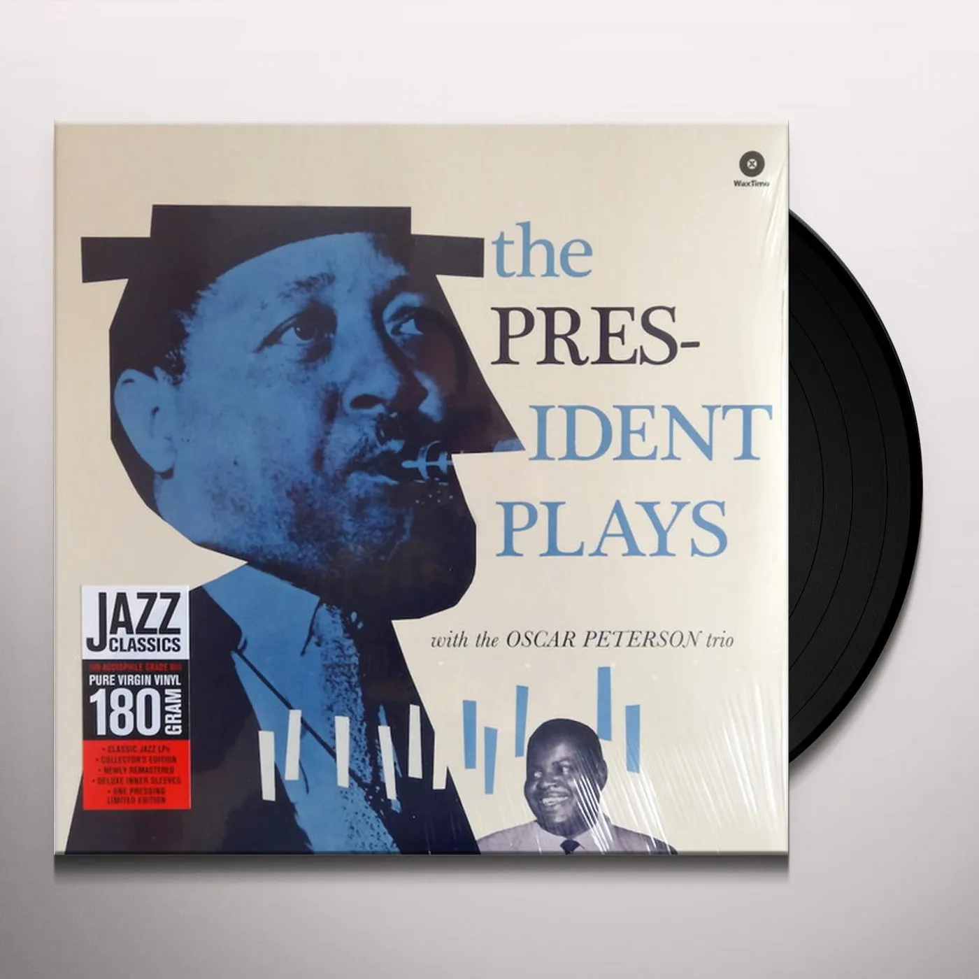 Lester Young PRESIDENT PLAYS WITH THE OSCAR PETERSON TRIO Vinyl Record - 180 Gram Pressing