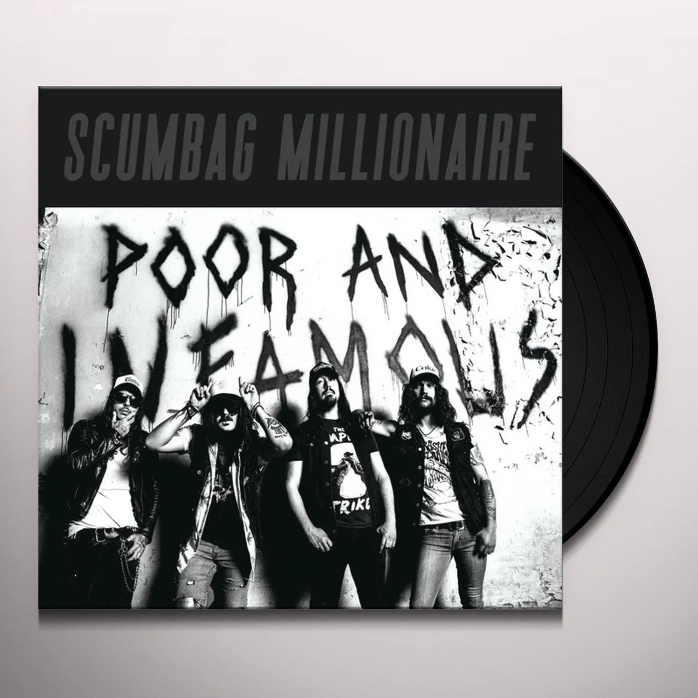 Scumbag Millionaire POOR & INFAMOUS (MAGENTA VINYL) Vinyl Record