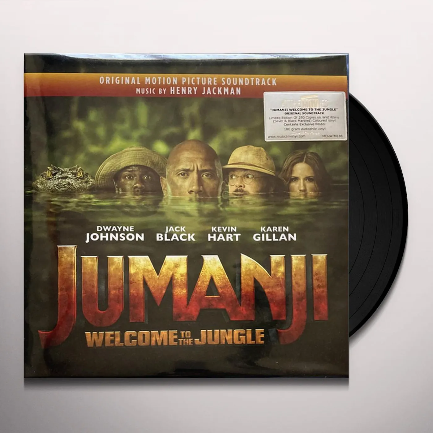 Henry Jackman JUMANJI: WELCOME TO THE JUNGLE / Original Soundtrack Vinyl Record