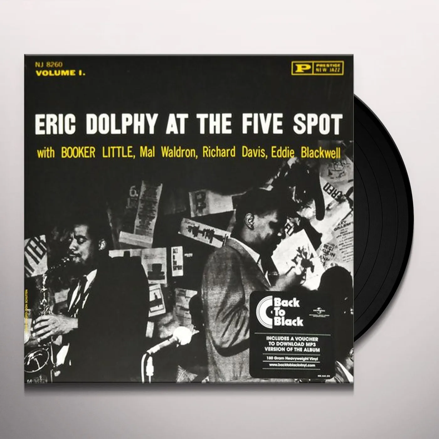 Eric Dolphy AT THE FIVE SPOT 1 Vinyl Record