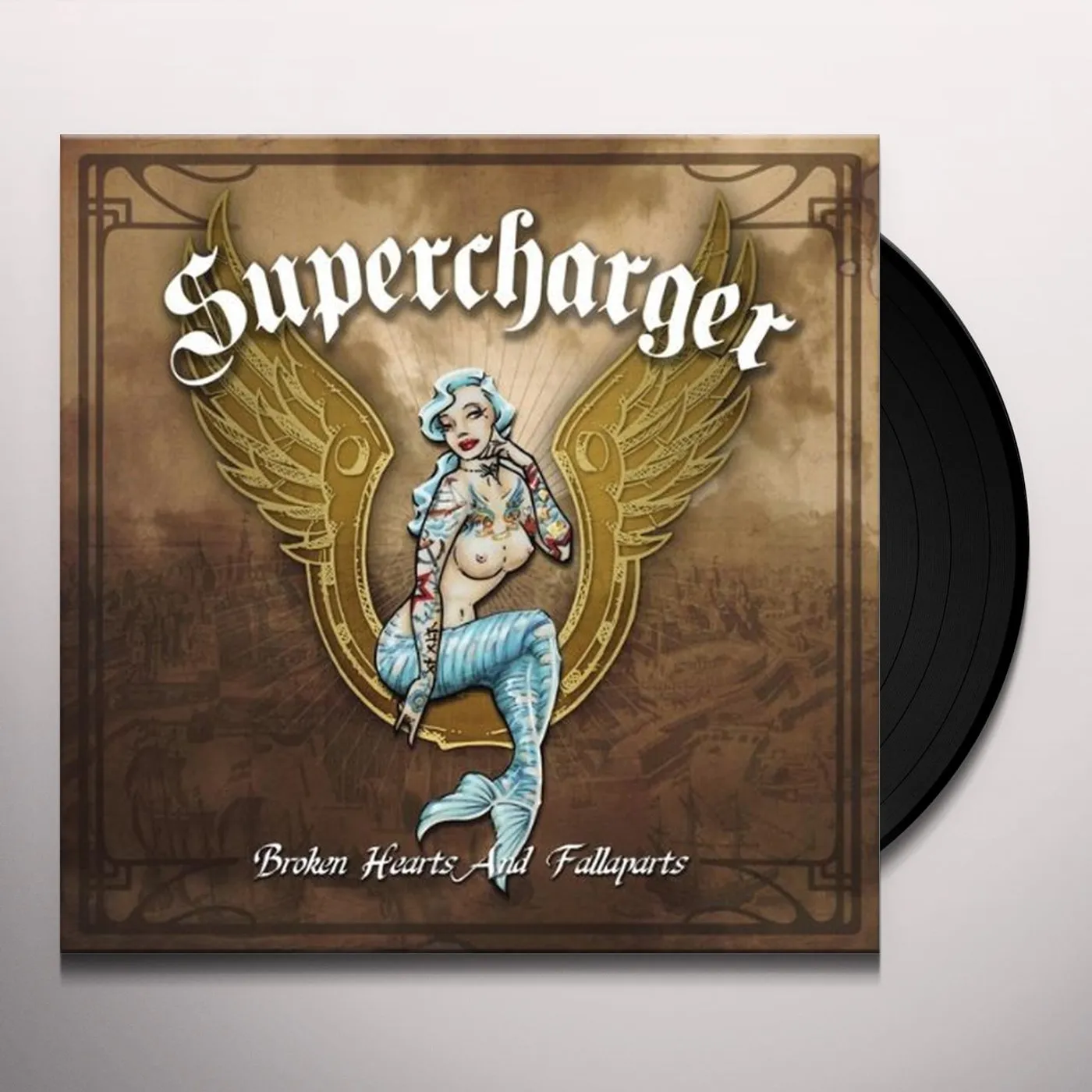 Supercharger BROKEN HEARTS & FALLAPARTS Vinyl Record - Holland Release