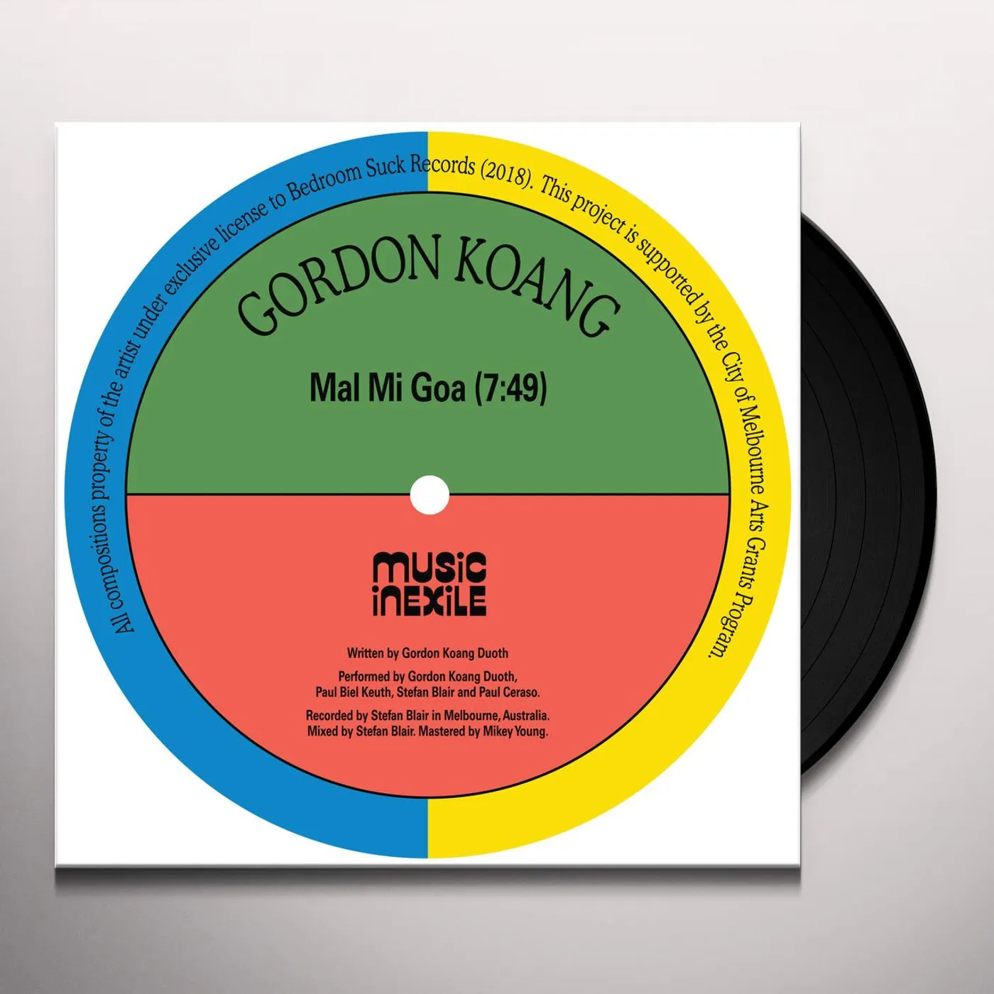 Gordon Koang MAL MI GOA / SALAAM Vinyl Record